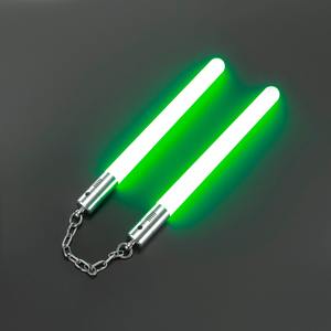 Nunchaku lumineux à LED Nexussaber <span class=keywords><strong>pour</strong></span> adultes et enfants, <span class=keywords><strong>pour</strong></span> cosplay et Noël, jouet épée lumineuse clignotante - Product Image 3