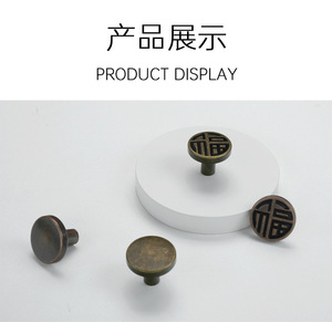 <b>Single</b>-Hole Zinc Alloy Modern Design Easy Installation Golden Small Furniture Handle for Drawer Cabinet <b>Wardrobe</b> Kitchen Use - Product Image 5