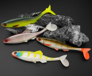 <span class=keywords><strong>Esche</strong></span> da pesca <span class=keywords><strong>esche</strong></span> <span class=keywords><strong>morbide</strong></span> di grandi dimensioni 15cm/24g 20cm/7,87 pollici/56g 3D colori costumi da pesca artificiale - Product Image 4