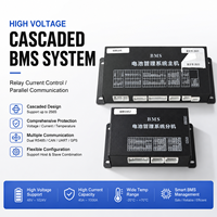 BMS Modular de Litio de Alto Voltaje 144S EC-HV con Pantalla LCD de 4.3 Pulgadas y CAN RS485 para Sistemas de Almacenamiento de Energía y PCBA de Power Bank