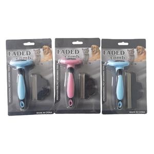 Peine para Mascotas con Logotipo Personalizado al por Mayor, Herramienta de Plástico para Masajear, Eliminar Pelo Muerto y Desenredar para Perros, Gatos y Conejos - Product Image 3