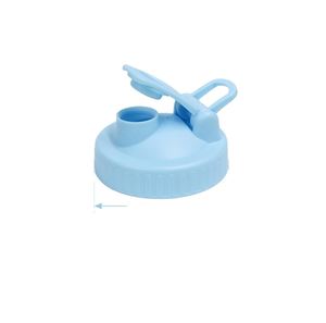 Pink BPA Free PP Plastic Non-Refillable Pour Spout Jar Lid <b>with</b> Screw-On Closure and Handle for Beverage <b>Bottles</b> - Product Image 1