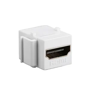 ZHEFAN kualitas baik Keystone Jack sisipan adaptor HDMI perempuan Ke perempuan konektor untuk dinding plat Outlet