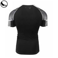 BETHERIVAL Chemises de compression personnalisables à manches courtes pour hommes