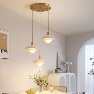 Lustre <span class=keywords><strong>Taiwo</strong></span> Restaurants Creamstyle, une lampe de table de bar longue, populaire, élégante, simple, chaleureuse et romantique - Product Image 1