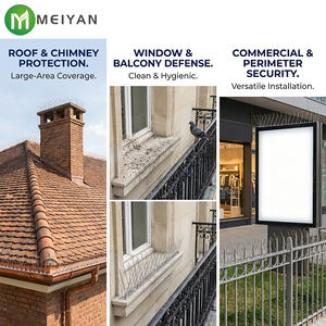 Vente directe d'usine, pointes anti-oiseaux en acier inoxydable massif SS304, écologiques, dissuasif contre les oiseaux pour les toits de pigeons - Product Image 6