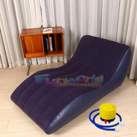 Canapé Gonflable Portable avec Position Profonde – Fauteuil ou Lit d'Appoint en PVC
