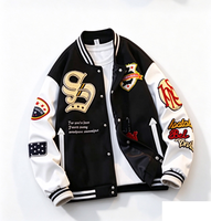 Veste universitaire unisexe pour hommes et femmes, nouvelle collection automne-hiver, coupe ample, style streetwear, veste de baseball, veste décontractée assortie pour couple