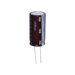 Condensador radial original de orificio pasante UPW2V221MRH 220 uF CAP ALUM 220UF 20% 350V - Product Image 1