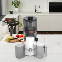 Presse-agrumes électrique commercial à mastication 1,5 L, mixeur à smoothies, faible bruit, boîtier en plastique pour usage extérieur, compatible camping-car