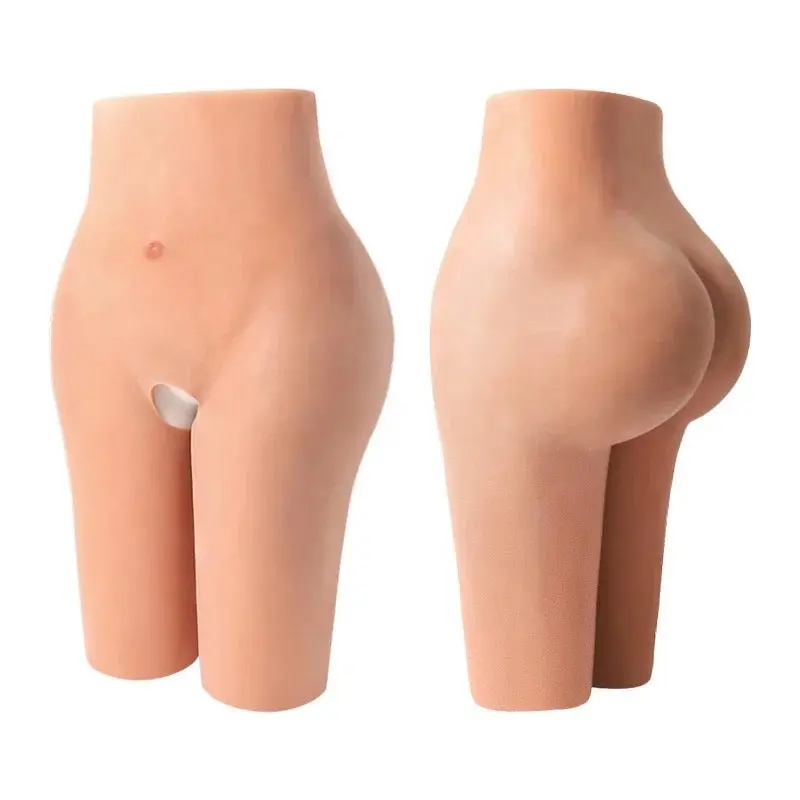 Senhoras Comprimento Médio Fullelss Silicone nádega calcinha potenciador calças acolchoadas sexy ass para uso diário
