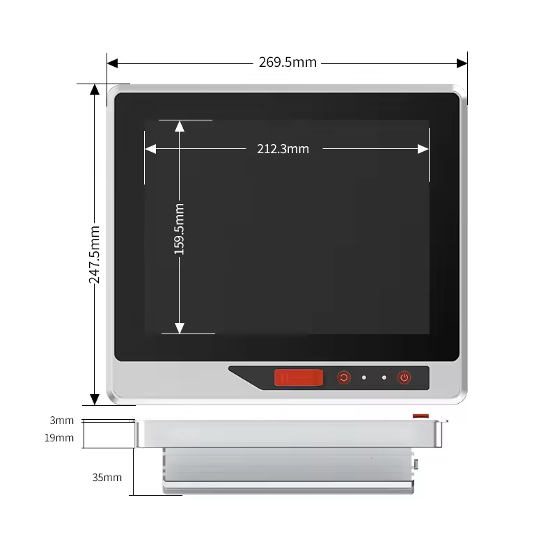 10.4" capacitive touch screen [1024*768]