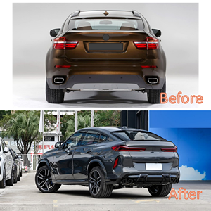 Kit de Carrocería para <span class=keywords><strong>BMW</strong></span> X6 E71 2007-2015, Actualización al Estilo G06 <span class=keywords><strong>X6M</strong></span> F96 2026, Nuevo Kit de Reestilización, Faros Delanteros, Parachoques, Rejilla, Guardabarros - Product Image 4