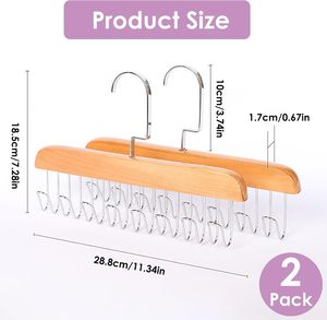 Ganchos de Madera Maciza Blancos para Ropa al por Mayor con Gancho para Boutique de Ropa para Tiendas - Product Image 3