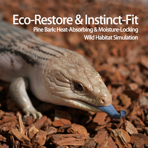 Substrat <span class=keywords><strong>de</strong></span> peau <span class=keywords><strong>de</strong></span> pin hydratant anti-odeur pour lits <span class=keywords><strong>de</strong></span> reptiles, tortues, dragons barbus et terrariums - Product Image 3
