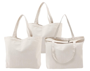 โลโก้ที่กําหนดเองนํามาใช้ใหม่ผ้าฝ้าย Tote ของชําถุงช้อปปิ้งพับได้เป็นมิตรกับสิ่งแวดล้อมไหล่ความจุขนาดใหญ่ Tote Bag - Product Image 3