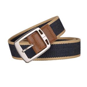 <span class=keywords><strong>Ceinture</strong></span> en toile décontractée personnalisée pour hommes et femmes avec boucle ardillon élégante en alliage pour étudiants - Product Image 1