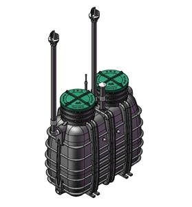 Serbatoio di trattamento delle acque reflue domestiche a costo zero con capacità di 5000L/giorno per moschee, alberghi, luoghi turistici, stazioni di servizio - Product Image 2