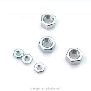 LEITE Prix d'usine Grade 4.8 Écrou hexagonal en acier doux Zinc galvanisé et passivé DIN934 Standard - Product Image 3