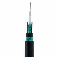 Fabricante de China Cable de fibra óptica GYXTW de modo único Conducto aéreo Cable de fibra óptica de entierro directo