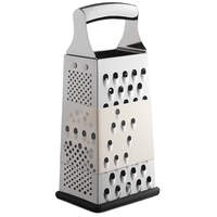 Spring Chef Eco-vriendelijke handmatige roestvrijstalen rasp (groot) vaatwasmachinebestendig groentegereedschap huishoudelijk keukengereedschap cadeau