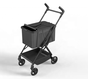 Fabriek Luxe 605 <span class=keywords><strong>Aluminium</strong></span> Multifunctionele Opvouwbare Winkelwagen Opvouwbare Grote Buitenshuis Reiswagen Gemaakt Van Duurzaam Plastic - Product Image 2