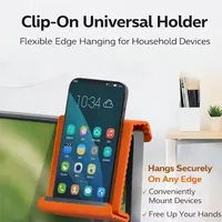Support de téléphone portable flexible en silicone, support de tablette et d'ordinateur portable de bureau, support transformable créatif pliable, accessoire de voyage