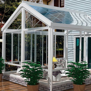 <span class=keywords><strong>Kit</strong></span> de véranda en aluminium avec toit en verre trempé pour pergola extérieure élégante et vérandas de maison - Product Image 3