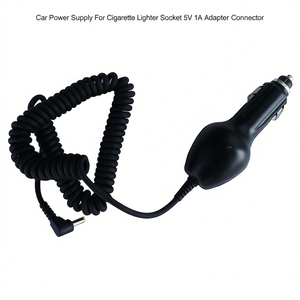 Car Power Supply For Cigarette Lighter Socket 5V 1A <b>Adapter</b> Connector - Product Image 2