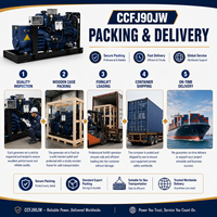 Groupe électrogène diesel SCDC90JW 90 kW à démarrage électrique, alimenté par un moteur marin SCDC WP6CD132E201, fournisseur de générateurs marins pour bateaux et navires de transport de marchandises