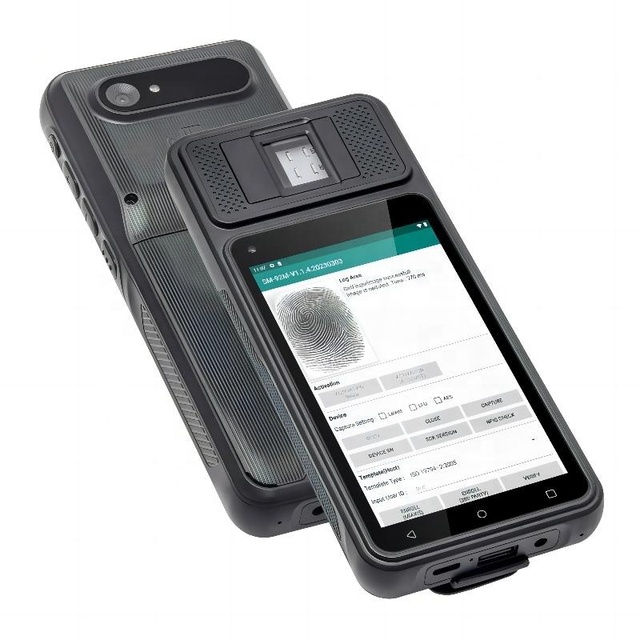 UNIWA F501 High Quality PDAS 5 Inch 2D Scanner Terminal Biometric Handheld Device Fingerprint 4G Android Rugged PDA