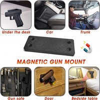 Support magnétique dissimulé en caoutchouc anti-rayures pour chargeurs de fusil, pour véhicule, camion, voiture, mur et bureau