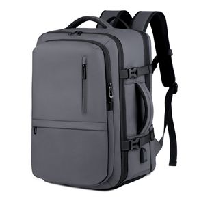 Sac à dos unisexe décontracté en tissu Oxford, imperméable, pour ordinateur portable, avec fermeture éclair, 20-39L, idéal pour l'école, avec logo imprimé de haute qualité, vente en gros - Product Image 3