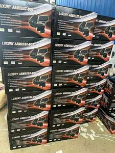 Boîte d'accoudoir centrale universelle en cuir Marcan CNS-078, facile à installer, antidérapante, kit d'intérieur augmentant la hauteur - Product Image 6