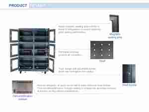 ארון ייבוש תעשייתי 1430 ליטר 1%-10% לחות, חובה לאחסון עמיד בפני לחות, עבור מוליכים למחצה, אנרגיה חדשה ורפואה - Product Image 4