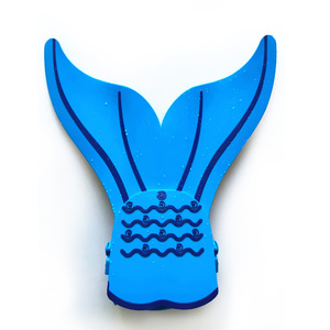 Ailerons de natation pour sports nautiques, plongée, snorkeling, ailerons de sirène et monofin en silicone pour enfants - Product Image 3
