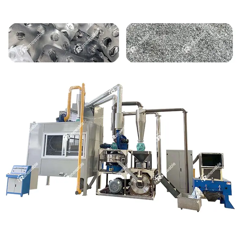 Scrap Medical Board Recycling Machine Medical Board Waste Medical Blister Separating Machine