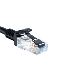 Kabel Patch Ethernet CAT5e UTP, Kabel Jaringan RJ45 Tembaga 8 Inti untuk Komputer, Switch, Kabel Kabinet