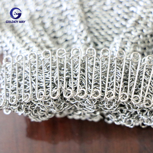 Chaîne décorative en aluminium, maille métallique, chaîne de mailles, ornements décoratifs, rideaux en chaîne dorée, maille de chaîne, couverture de lumière - Product Image 3