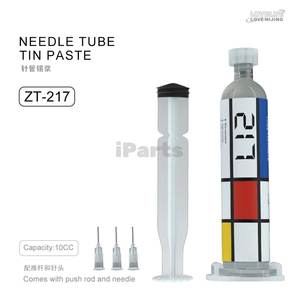 Pasta de Soldadura de Temperatura IParts Mijing ZT-138/150/183/199/217, Fundente en Jeringa para Soldadura de SMD BGA PCB, Pasta de Estaño en Tubo con Aguja, Crema de Soldadura - Product Image 6