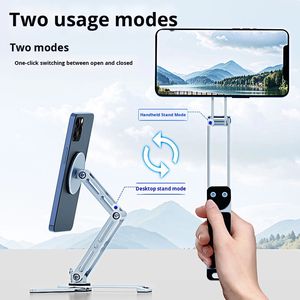 2025 nouvelle conception 360 ° Rotation support Mobile pliant Portable magnétique <span class=keywords><strong>trépied</strong></span> support réglable <span class=keywords><strong>tablette</strong></span> support <span class=keywords><strong>pour</strong></span> iPad utiliser bureau - Product Image 3