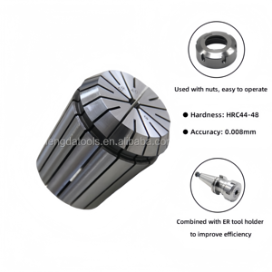 Nhà máy cung cấp mùa xuân collets er40 <span class=keywords><strong>Collet</strong></span> phay <span class=keywords><strong>Chuck</strong></span> cho máy CNC Router - Product Image 3