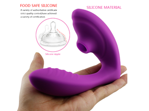 Rechargeable G spot d'aspiration Masturbation femelle vibrateur sans fil silicone <span class=keywords><strong>Clitoris</strong></span> Sucer Vibrateur - Product Image 2