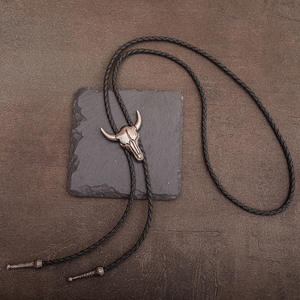 إكسسوارات سبيكة رأس الثور الشخصية الأمريكية ، قلادة ربطة عنق البولو عبر الحدود - Product Image 2