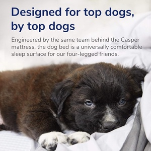 <span class=keywords><strong>Casper</strong></span> Luxus Hunde bett Plüsch Memory Foam Mittelblau Nachhaltig Faltbar Wasch bar Winter Sommer Haustier Käfig Heizung Reisen - Product Image 2