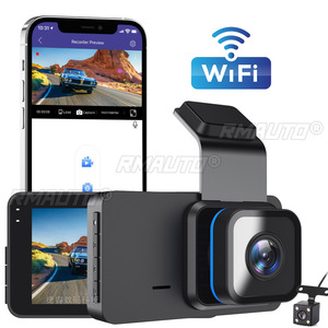 กล้องติดรถยนต์หน้า-หลังแบบเลนส์คู่ ขนาด 3 นิ้ว ความละเอียดสูง 1080P พร้อม WIFI ในตัว - Product Image 1