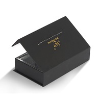 Boîtes d'emballage en papier avec logo personnalisé Serrure magnétique Outils de maquillage Boîtes de luxe rigides avec couvercle magnétique