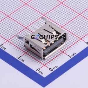 1050570001 USB Connector Through hole Component (THT) Connector Type-A Female Through Hole 4P - Product Image 1