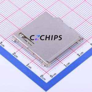 SD-112 SD Card / Memory Card Connector SMD Connector Plug-In Type Standard SD Card Card Holder 2.75mm - Product Image 1