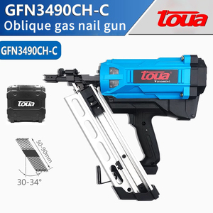 Pistola de clavos a gas Toua GFN3490, grapadora neumática inalámbrica <span class=keywords><strong>para</strong></span> herramientas de carpintería, construcción de máquinas de carpintería - Product Image 2